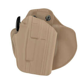 Safariland 578 GLS Pro-Fit RH Paddle/Belt Loop Holster in FDE Brown for GLOCK 19, 23, and 32 is a compact holster for daily concealed carry.